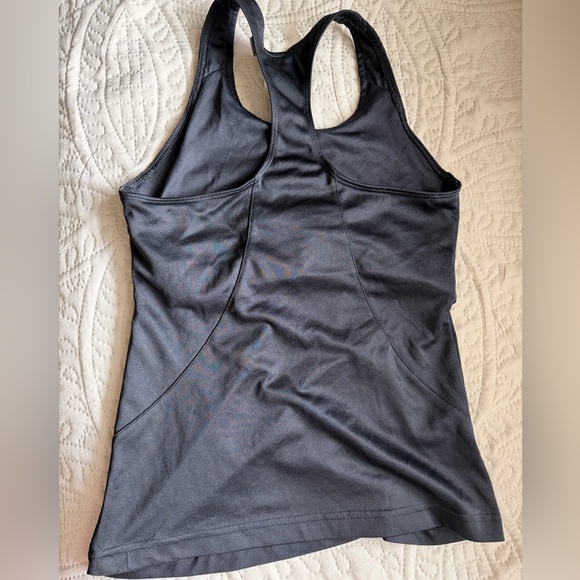 adidas Black Racerback Performance Tank Top - Picture 2 of 4